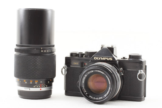 ジャンク品◆OLYMPUS OM-2 F.ZUIKO AUTO-S 50/1.8 200/4
