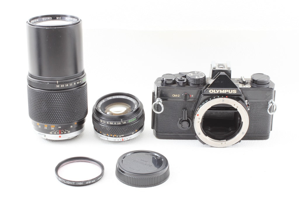ジャンク品◆OLYMPUS OM-2 F.ZUIKO AUTO-S 50/1.8 200/4