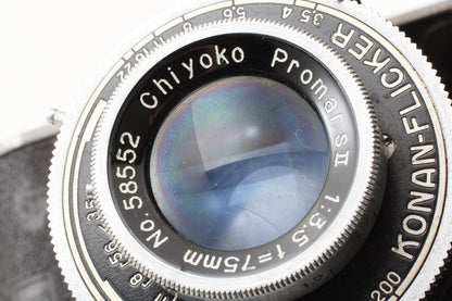 格安品◆Minolta Chiyoko Promar SII 75mm F3.5