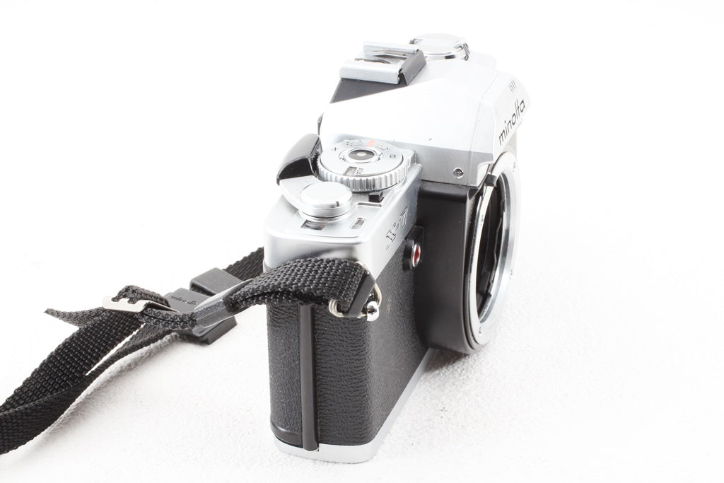 ジャンク品◆Minolta X-7 シルバー MD ROKKOR 50/1.7