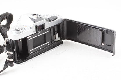 ジャンク品◆Minolta X-7 シルバー MD ROKKOR 50/1.7