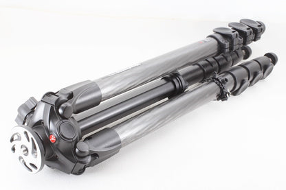 極上品◆Manfrotto MT057C4 カーボン三脚4段