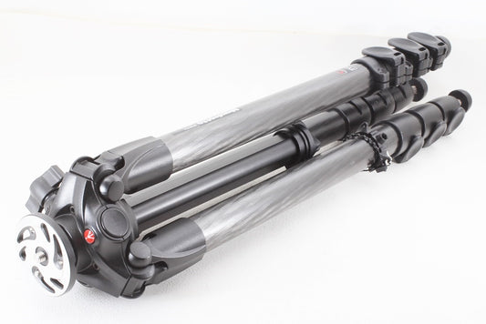 極上品◆Manfrotto MT057C4 カーボン三脚4段