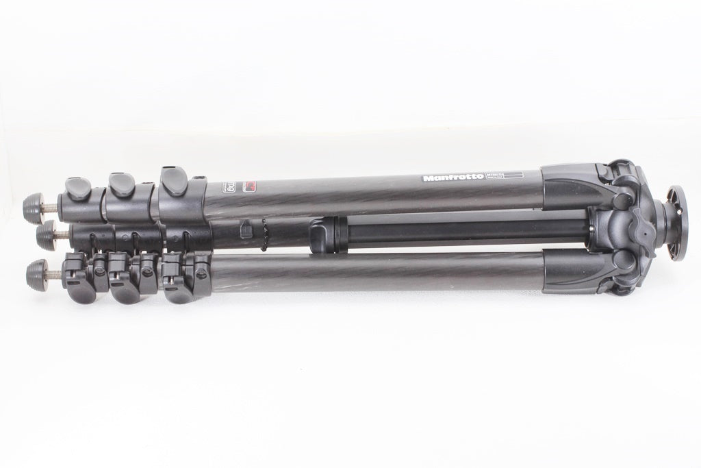 極上品◆Manfrotto MT057C4 カーボン三脚4段