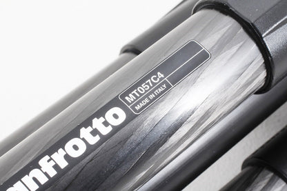 極上品◆Manfrotto MT057C4 カーボン三脚4段