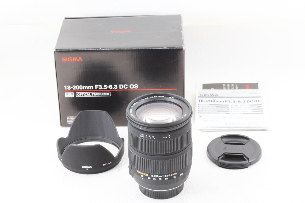 極上品◆SIGMA AF 18-200mm F3.5-6.3 DC OS HSM Nikon