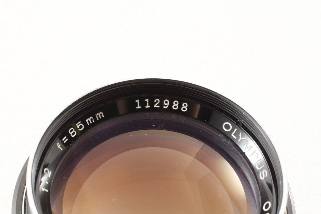 外観美品◆Olympus F.ZUIKO AUTO-T 85mm F2