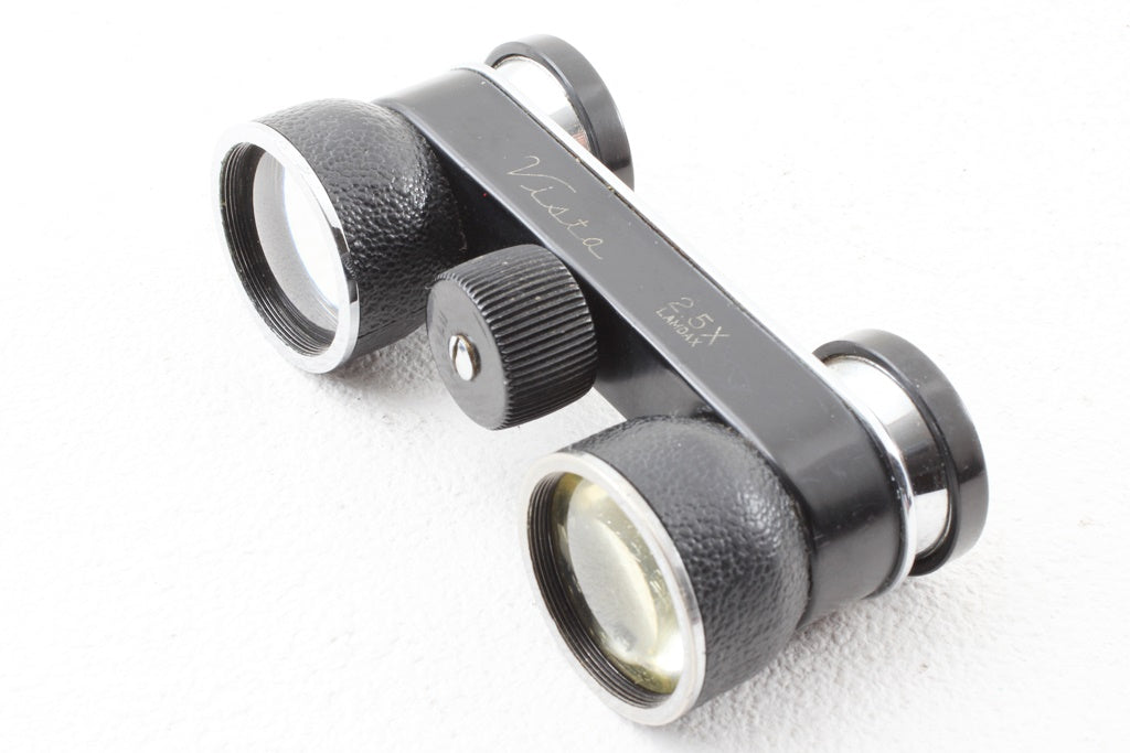 ジャンク品◆岡谷光学 OPTIC Vista 2.5X 双眼鏡 オペラグラス