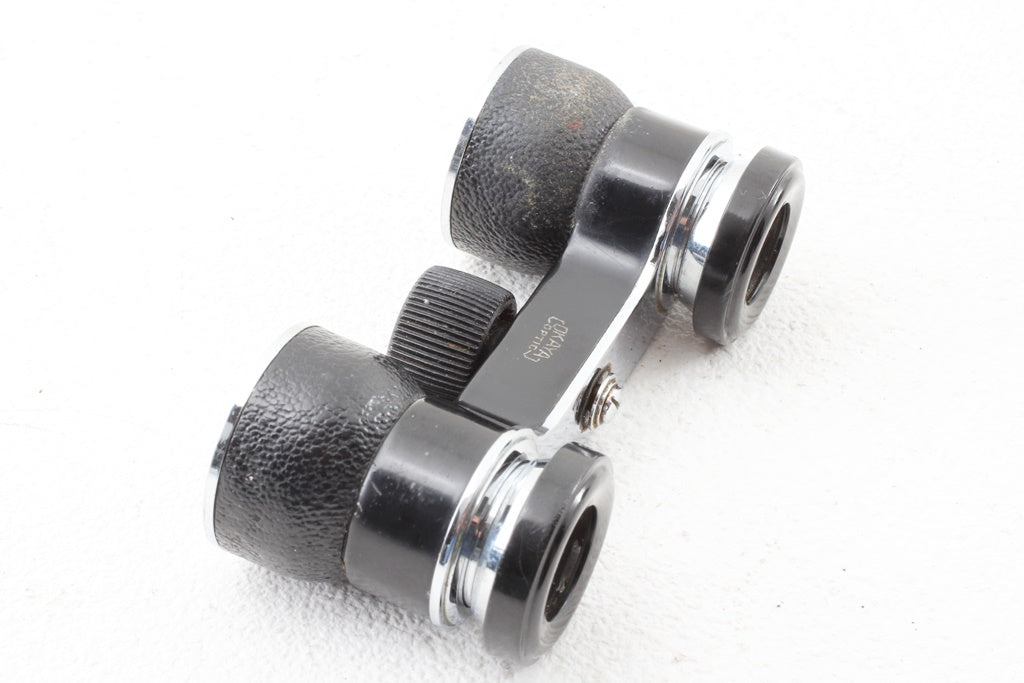 ジャンク品◆岡谷光学 OPTIC Vista 2.5X 双眼鏡 オペラグラス