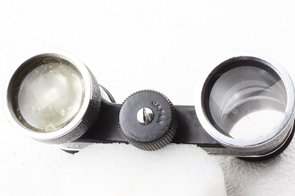 ジャンク品◆岡谷光学 OPTIC Vista 2.5X 双眼鏡 オペラグラス