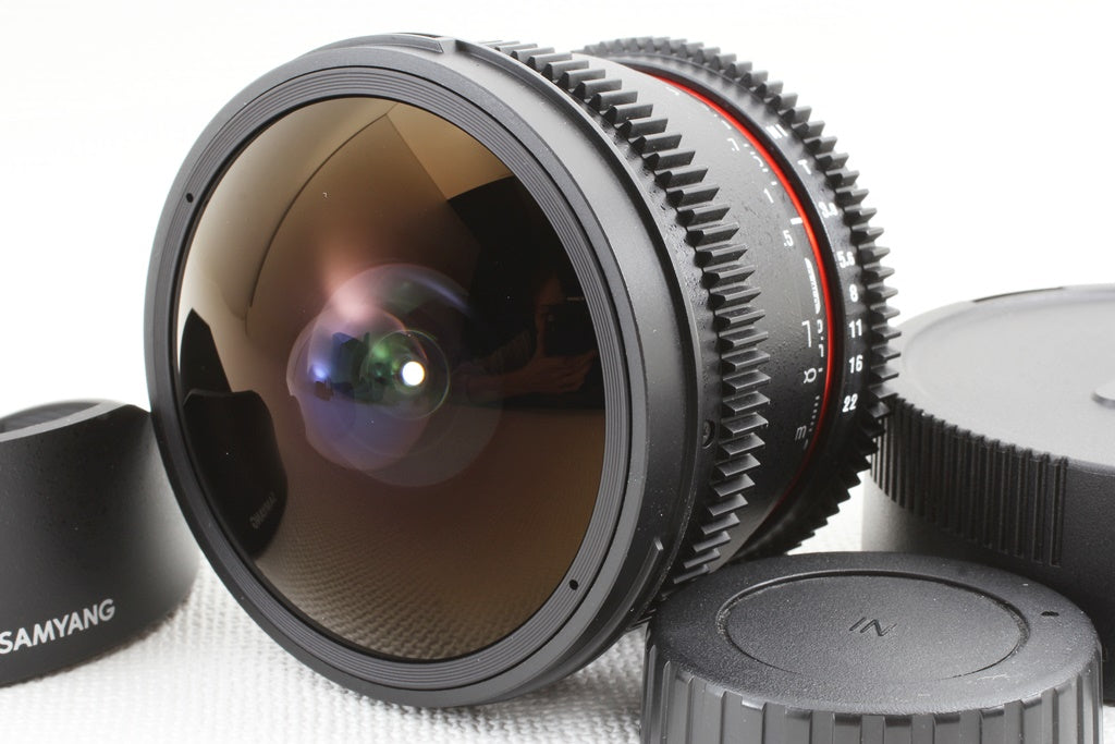 未使用品◆SAMYANG VDSLR 8mm T3.8 Fish-eye CS II Nikon