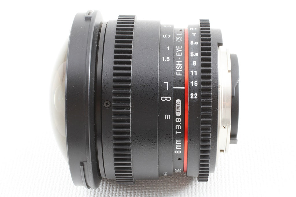 未使用品◆SAMYANG VDSLR 8mm T3.8 Fish-eye CS II Nikon