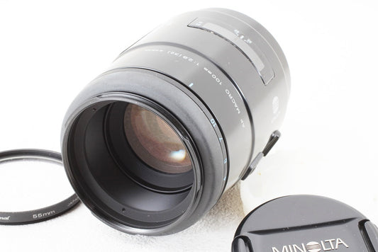 外観美品◆MINOLTA AF MACRO 100mm F2.8 旧