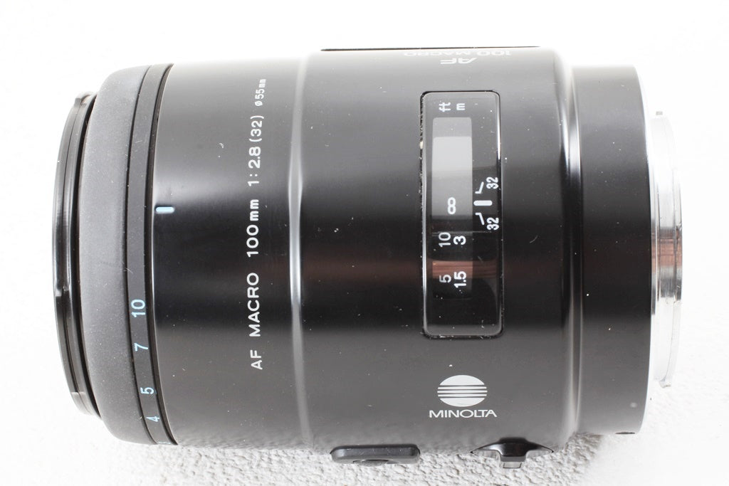外観美品◆MINOLTA AF MACRO 100mm F2.8 旧