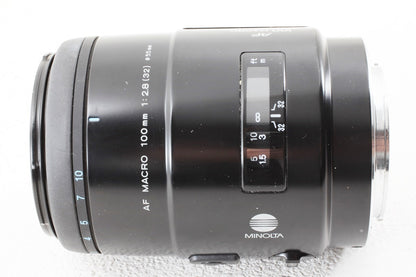 外観美品◆MINOLTA AF MACRO 100mm F2.8 旧