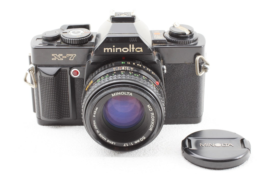 ジャンク品◆Minolta X-7 MD ROKKOR 50/1.7
