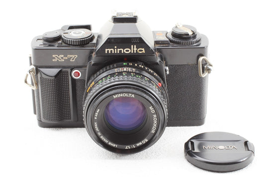 ジャンク品◆Minolta X-7 MD ROKKOR 50/1.7