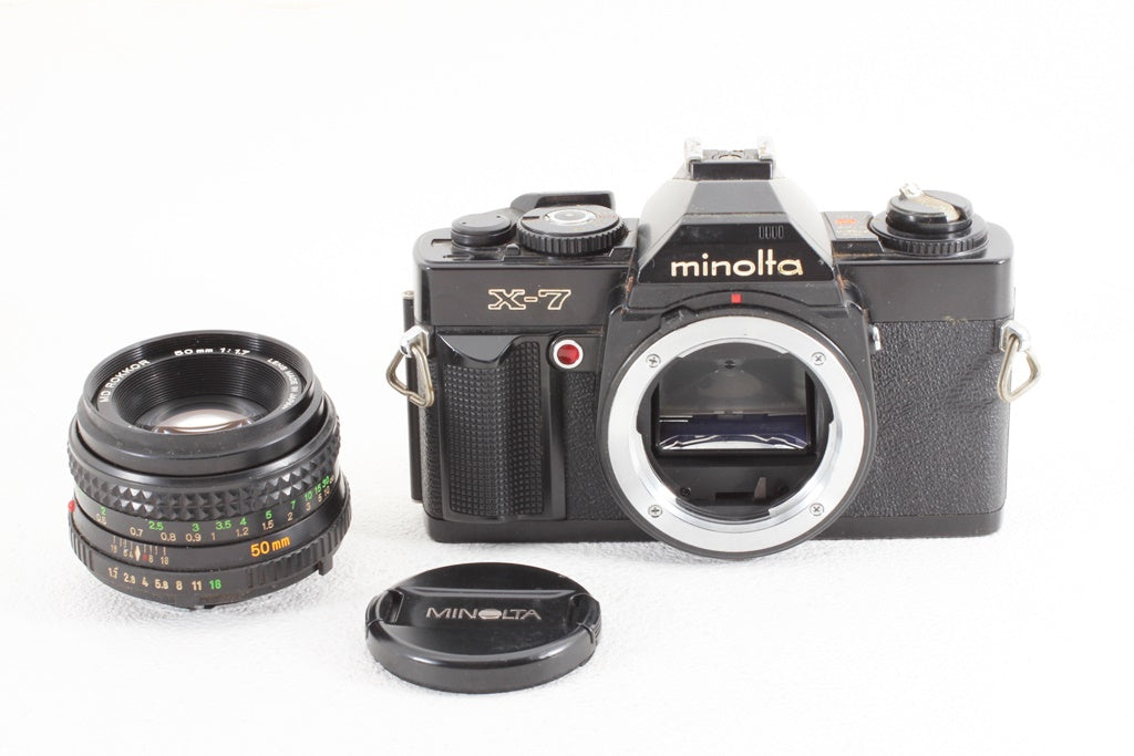 ジャンク品◆Minolta X-7 MD ROKKOR 50/1.7