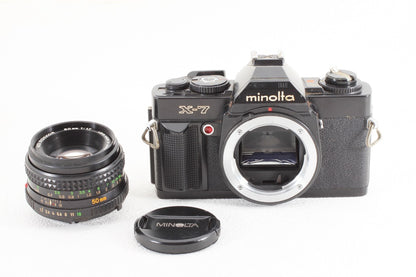 ジャンク品◆Minolta X-7 MD ROKKOR 50/1.7