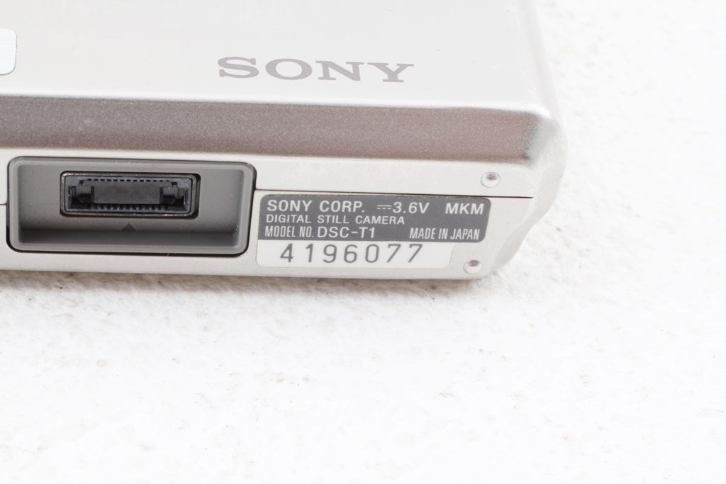 ジャンク品◆SONY Cyber-shot DSC-T1