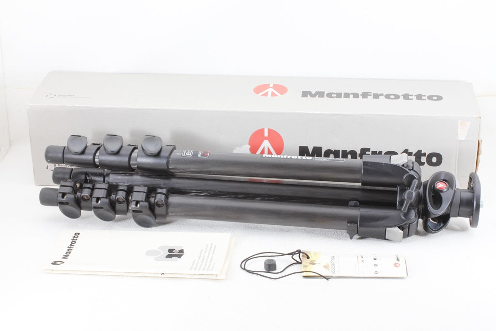 極上品◆Manfrotto 055CXPRO4 カーボン 三脚 4段