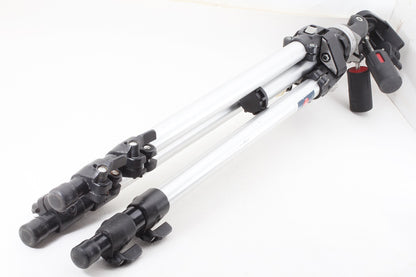 美品◆Manfrotto 三脚 ＃055C + 雲台