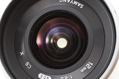 美品◆SAMYANG 12mm F2 NCS CS FUJIFILM X