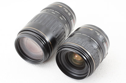 美品◆Canon EF 28-80/3.5-5.6 USM EF 100-300/4.5-5.6 USM
