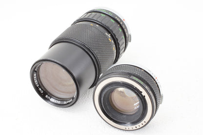 格安品◆OLYMPUS OM-1 F.ZUIKO AUTO-S 50/1.8 75-150/4