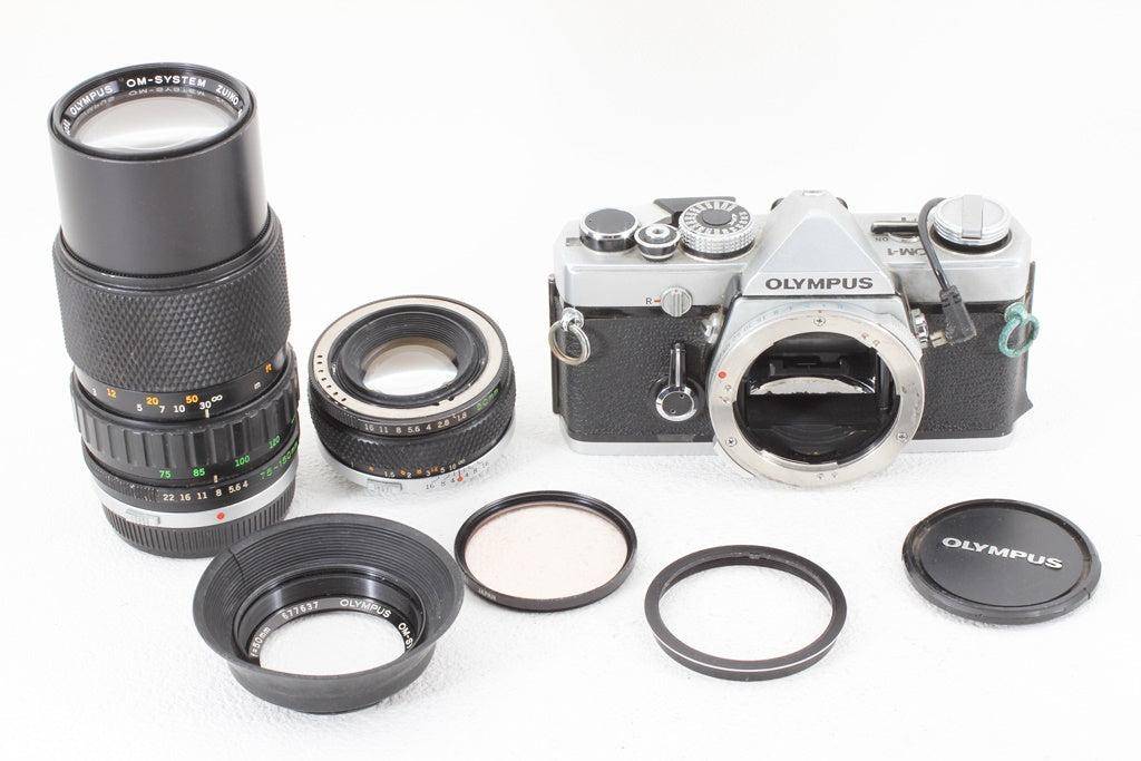 格安品◆OLYMPUS OM-1 F.ZUIKO AUTO-S 50/1.8 75-150/4
