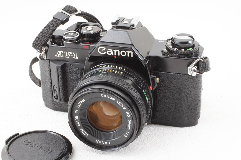 ジャンク品◆Canon AV-1 FD 50/2 レンズ付き