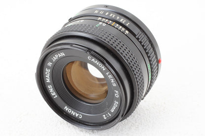 ジャンク品◆Canon AV-1 FD 50/2 レンズ付き