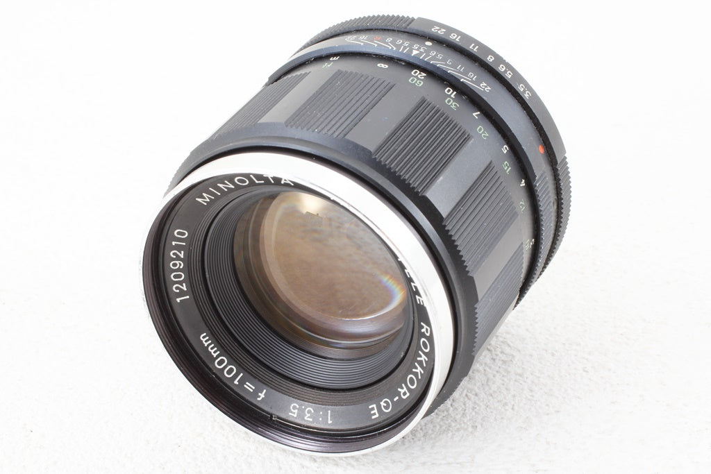 ジャンク品◆Minolta SR-7 AUTO TELE ROKKOR-QE 100/3.5