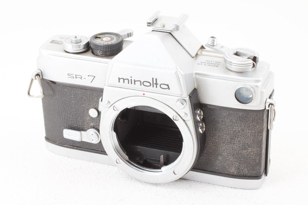 ジャンク品◆Minolta SR-7 AUTO TELE ROKKOR-QE 100/3.5