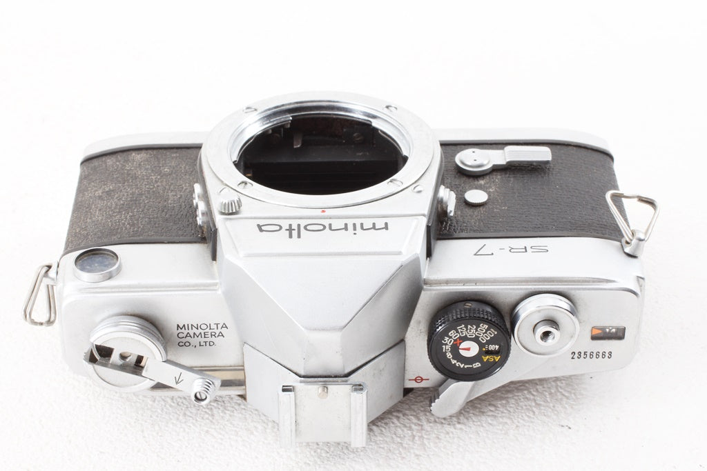 ジャンク品◆Minolta SR-7 AUTO TELE ROKKOR-QE 100/3.5