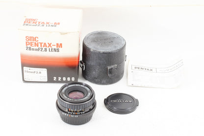美品◆Pentax SMC Pentax-M 28mm F2.8