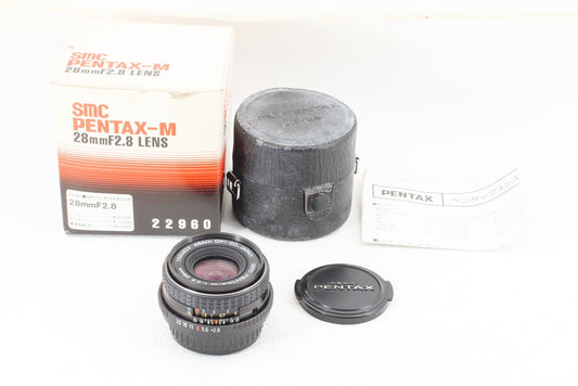 美品◆Pentax SMC Pentax-M 28mm F2.8