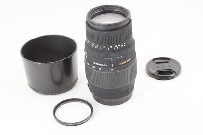 美品◆SIGMA AF 70-300mm F4-5.6 DG MACRO Canon