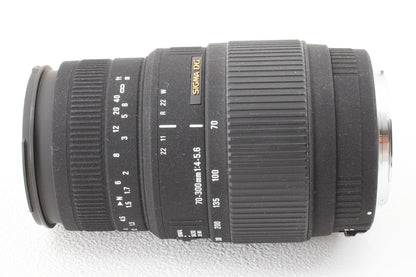 美品◆SIGMA AF 70-300mm F4-5.6 DG MACRO Canon