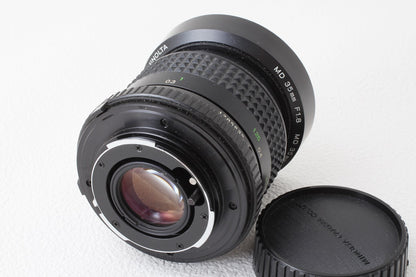 外観美品◆MINOLTA MD W.ROKKOR 35mm F1.8