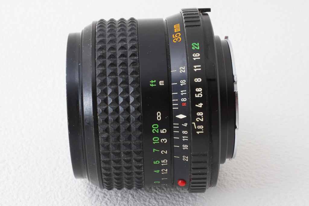 外観美品◆MINOLTA MD W.ROKKOR 35mm F1.8