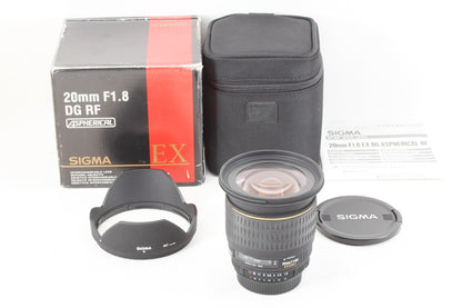 外観美品◆SIGMA AF 20mm F1.8 EX DG RF ASPH for Nikon