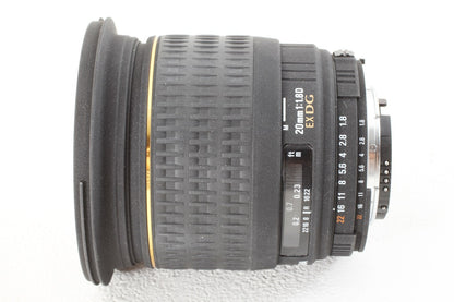 外観美品◆SIGMA AF 20mm F1.8 EX DG RF ASPH for Nikon