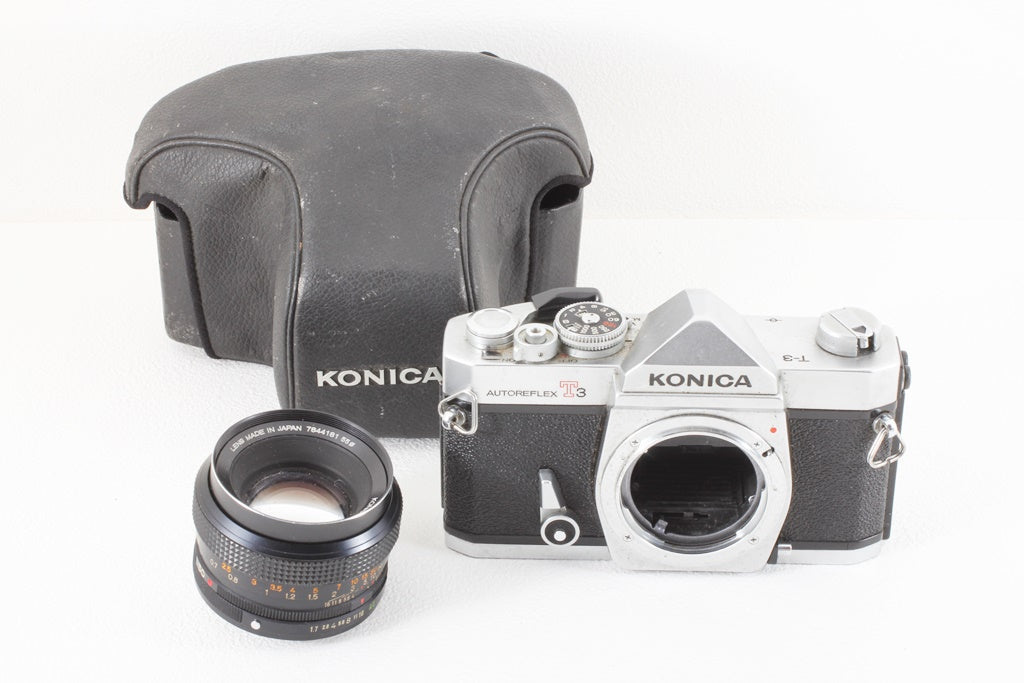 ジャンク品◆KONICA AUTOREFLEX T3 HEXANON AR 50/1.7