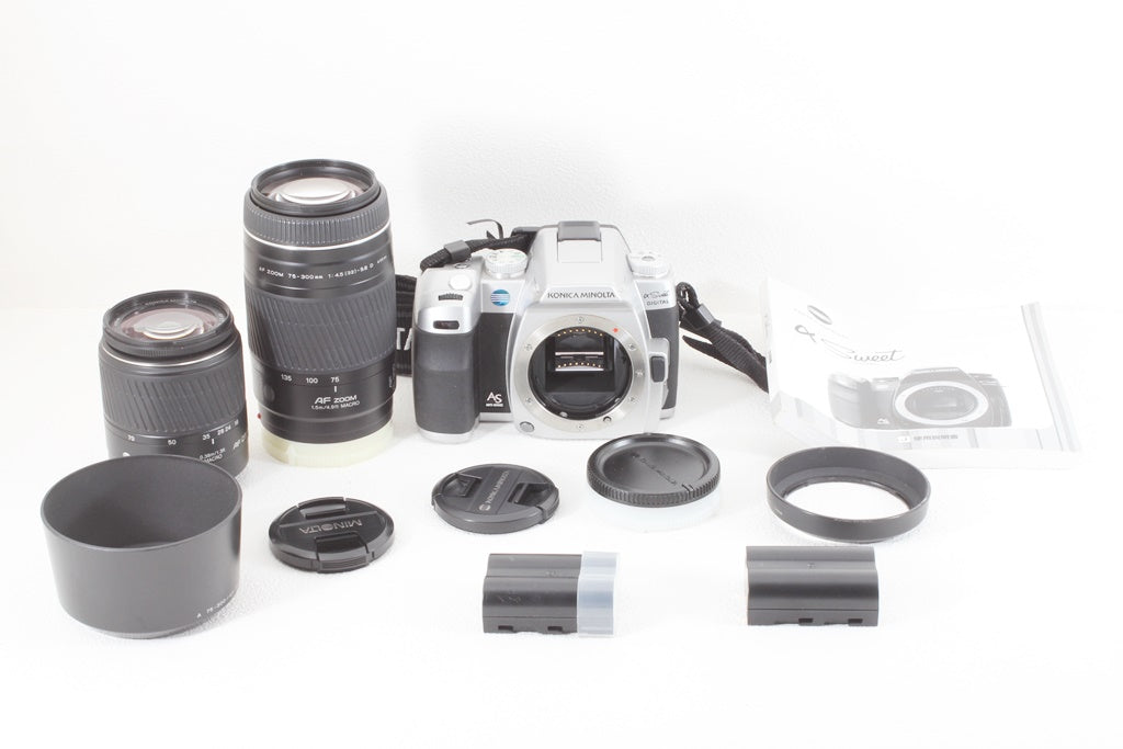 ジャンク品◆KONICAMINOLTA α Sweet DIGITAL ダブルレンズ