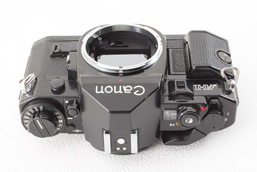 ジャンク品◆Canon A-1 FD 28/2.8 レンズ付き