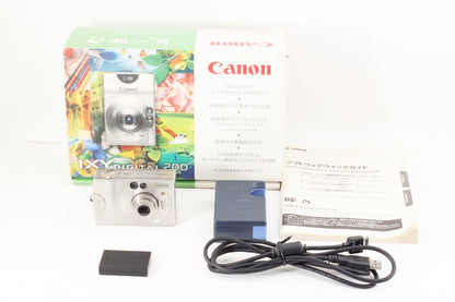 ジャンク品◆Canon IXY DIGITAL 200 ◆元箱