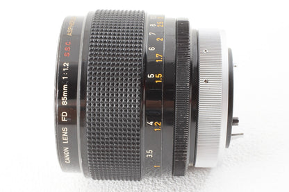 美品◆Canon FD 85mm F1.2 S.S.C. ASPHERICAL