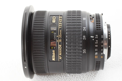 極上品◆NIKON AF NIKKOR 18-35mm F3.5-4.5 D ED◆元箱