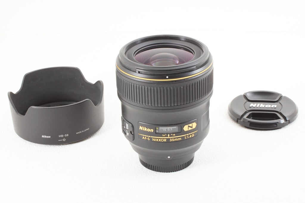 美品◆Nikon AF-S NIKKOR 35mm F1.4G Nナノコート